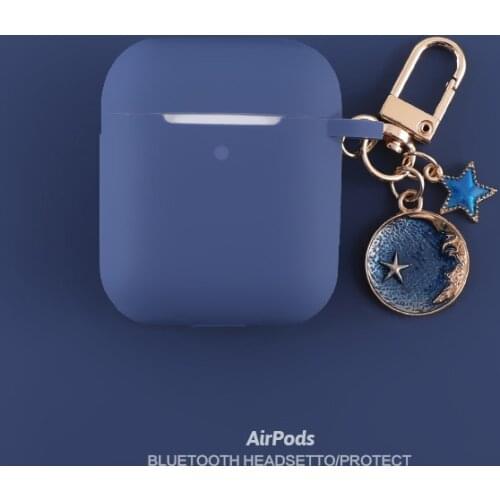 For Apple Airpods 2 Case Dream Star Wireless Bluetooth Earphone Protective Case with Smooth Touch Charging Box Protection Cover