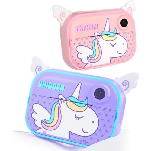 Cute Children Camera HD Instant Print Camera for Kids Camera with Thermal Photo Paper wifi Toys Camera for Baby Birthday Gifts