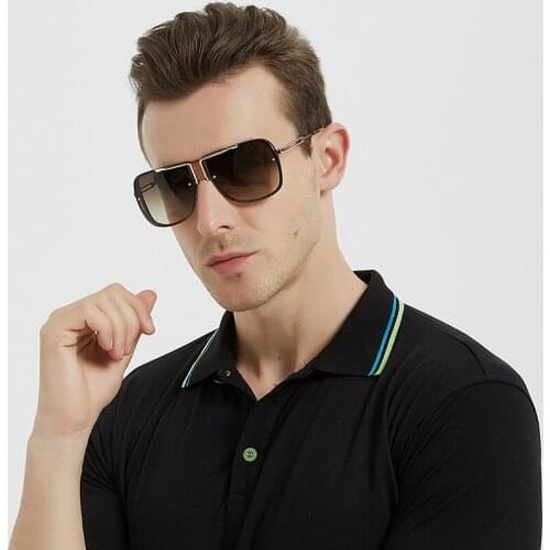 Fashion Cool Unique Square Aviation Style Cascais Sunglasses Men Brand Design Sun Glasses unisex Oculos De Sol Masculino UV400