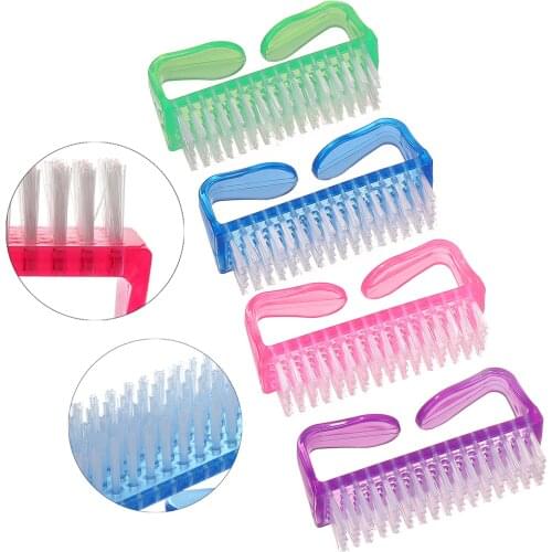 Nail Polishing Kit Double-side Nail Files Handheld Polish Brushes Nail Buffer DIY Sandpaper Nail Tips Pink Blue Sanding Block