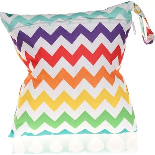 [CHOOEC] 2019 New Wet Bag Washable Reusable Cloth diaper Nappies Bags Waterproof Swim Sport Travel Carry bag Big Size: 28X30 cm