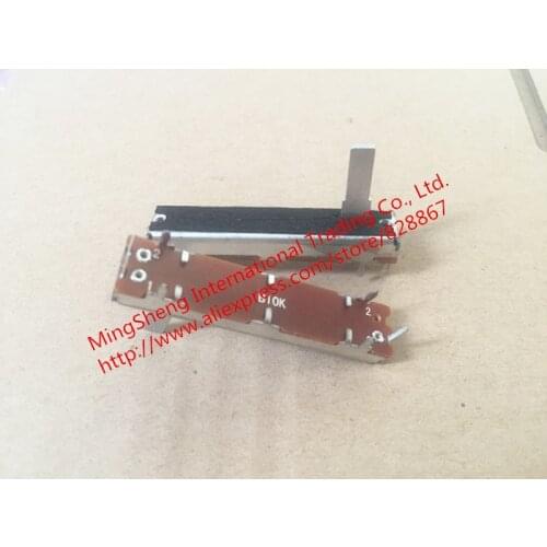 Original new 100% 3021N B10K 45mm 4.5 cm straight sliding push-pull potentiometer adjustable light mixer faders (SWITCH)