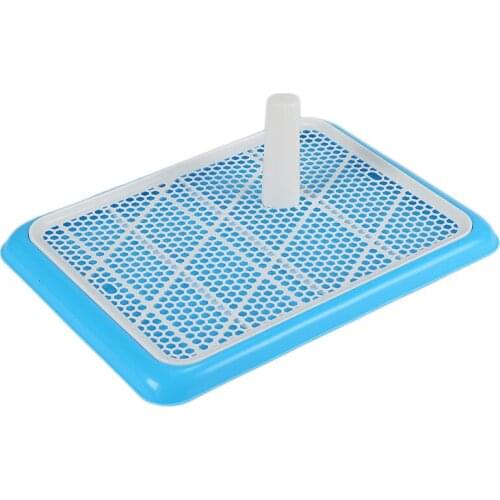 Bee net flat dog toilet with column non-slip pet toilet urinal Teddy golden retriever supplies