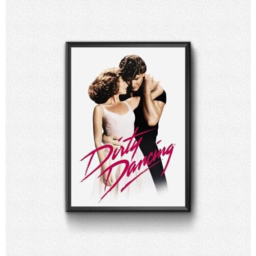 Dirty Dancing (1987) Poster American romantic drama dance film Decor Art Patrick Swayze Jennifer Grey Gift