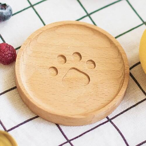 Top Coasters Non-slip Table Mat Wooden Coaster Household Solid Wood Insulation Anti-Hot Table Decorations Pad Table Decoration