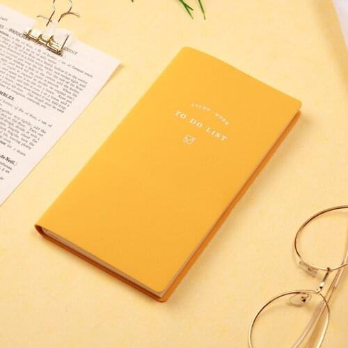 Simple Style Portable Notebook Japanese Self Discipline Card Printing Small Fresh Notebook Creative Hand Ledger