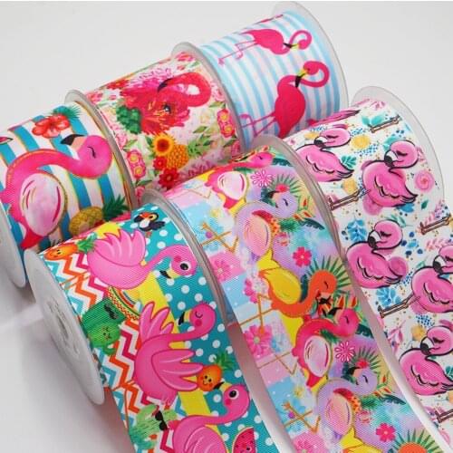 DIY Handmade Materials Printed Grosgrain Ribbon 50 Yard Per Size 52943