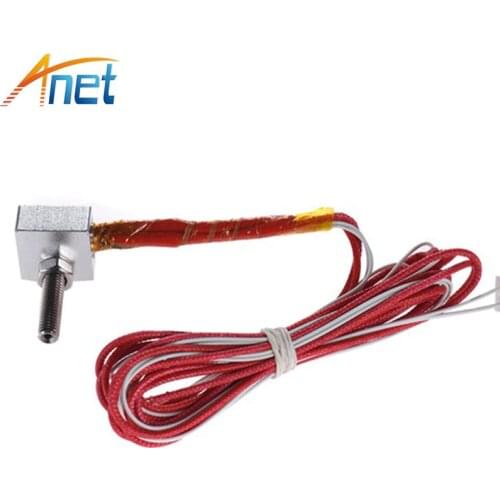 DIY Hot End Kit 0.4mm Nozzle 30mm Extruder Throat 12V 40W Heater Thermistor Aluminum Heater Block For Anet A2 A8 3D Printer