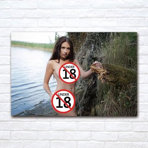 Sexy Young Girl Wallpaper Wall Art Posters HD Canvas Cloth Fabric Print Painting for Living Room Home Decor