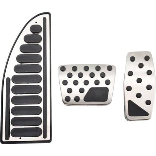 Car Styling Brake Gas Fuel Padel Covers For Jeep Renegade 2016-2019 For Compass 2017 2018 2019 2020 Footrest Pedals Pads