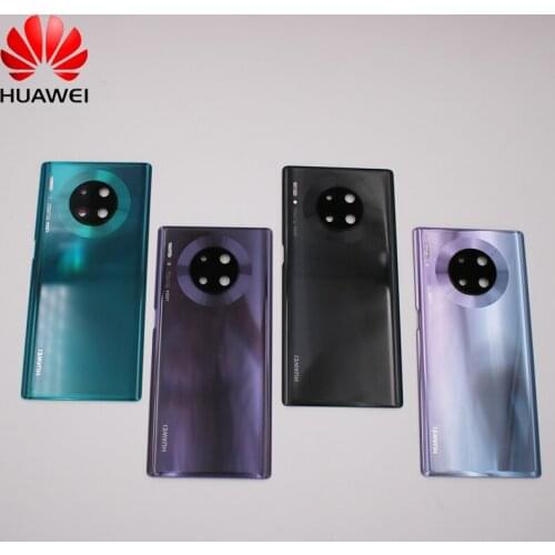 100% Original Huawei Mate30 Pro Back Batter Glas Cover Door Rear Housing Replacement Repair Parts For Mate 30 + Camera Lens