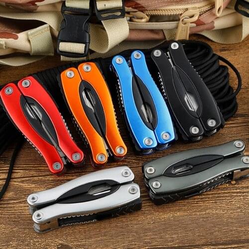 Tactical Steel Pliers Multi-purpose Combined Knives Pincers Portable Multifunction Folding Plier EDC Outdoor Camping Tools