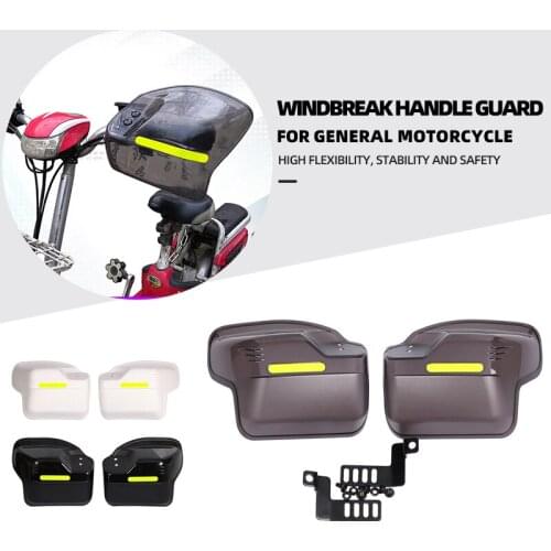 Universal 22MM 28MM Motorcycle Enlarged Hand Guard Handguard Shield Windproof Protectors For Electric Bicycle Motorbike Scooter