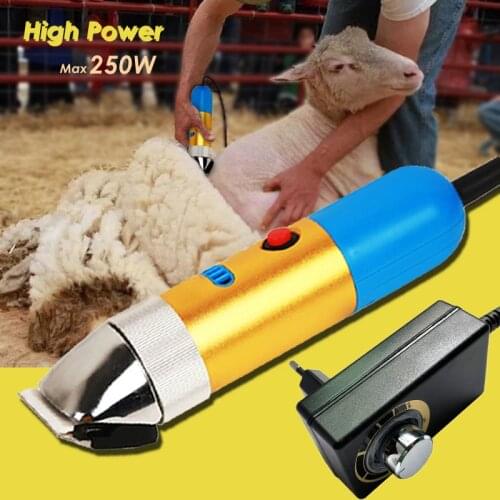 High Power 250W Dog Clipper Professional Electric Scissors Pet Trimmer Grooming Shaver Horse Mower Animal Hair Cutting Machine
