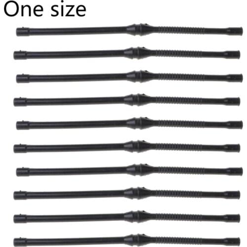 10X Black Fuel Hose Pipe For Chinese Chainsaw 4500 5200 5800 45cc 52cc MT-9999 203F