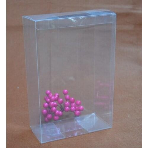 9*9*27cm 50PCS PVC Clear Display Packing Model Box Transparent Packaging Bottle Box Jewelry Craft Gift Packing Box