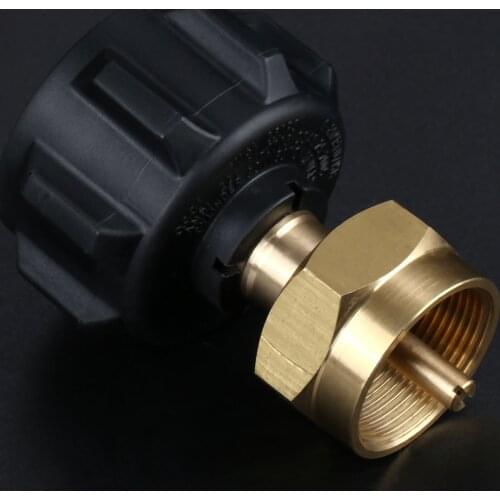 Copper Alloy And Stainless-steel 1 LB Propane Refill Adapter For QCC1 Tank And 1LB Gas Bottle Cylinder Outdoor BBQ Grill