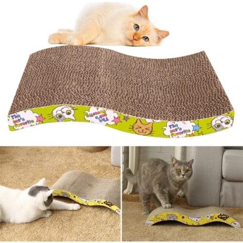 Promotion! Pet Cat Kitten Scratch Scratcher Pad Seize Catch Board Mat Catnip Bed S shape