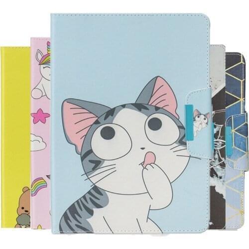 Case For Amazon Kindle Fire HD 8 2020 Cartoon Unicorn Leather Cover For Amazon HD 8 Plus 2020 8.0 inch Case