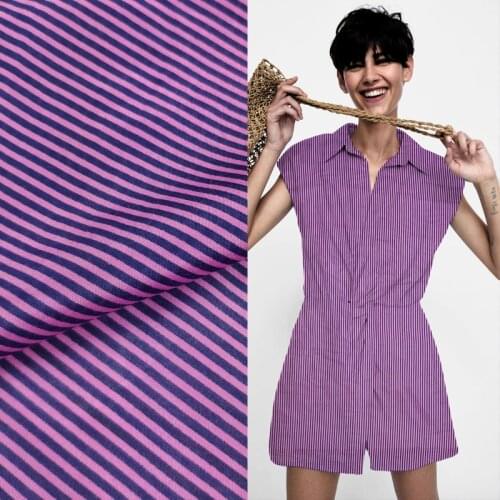 Black and red stripe design silk cotton blended fabric 11momme thickness,SCT476