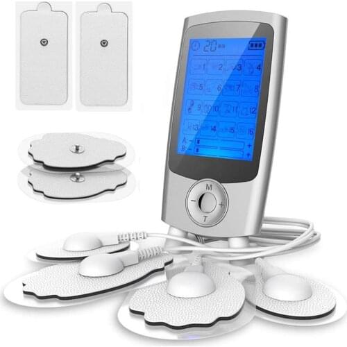 TENS EMS Unit Machine 16 Models 10 Pads Digital Muscle Stimulator Electronic Pulse Body Massager Electric herald Tens Machine