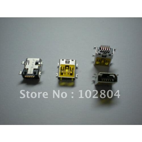 1000 Pcs Per Lot USB Jack Female Connector 10 pin SMT 180 Degree for Philips Products Use