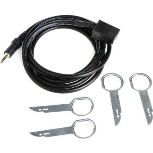 Hot For FORD Focus Mondeo 6000CD Aux In Input Adapter Cable For Lead iPod MP3 + Removal Keys