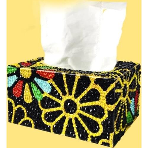 2021 New Special Shape Diamond Painting Tissue Box 5D Puzzle Storage Box Cartoon Animal Diamond Cross Stitch Gift