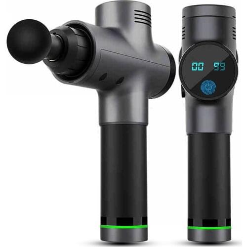 Massage Gun 6 Speed Regulation + Touch Screen Electronic Muscle Relaxing Device Body Massager Therapy Body Massage Gun