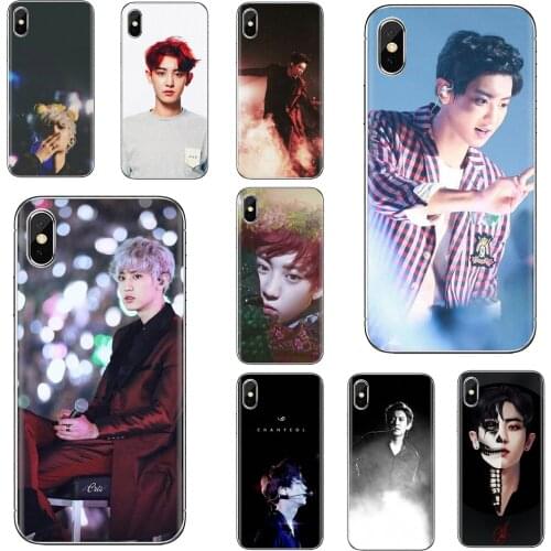 For iPhone iPod Touch 11 12 Pro 4 4S 5 5S SE 5C 6 6S 7 8 X XR XS Plus Max 2020 Soft TPU Covers Chanyeol Park Chan Yeol Exo Kpop