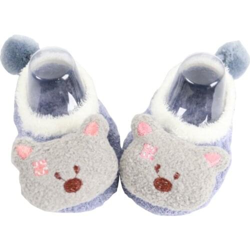 2019 New Kids Baby Slippers Socks Letter Printed Cotton Winter Girls Boys Socks Infant Stuff Animal Pattern Warm Children Socks