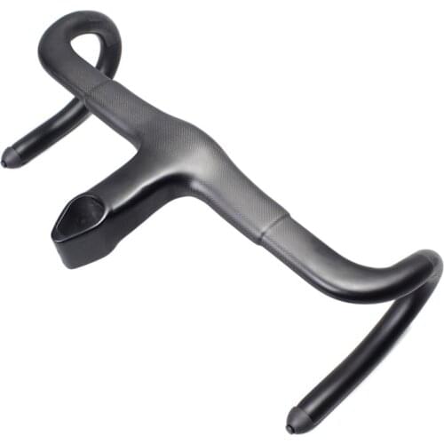 New full carbon fiber bikes integrated one-piece handlebar road bike handlebars CARBON BICYCLE HANDLE headset wrist set