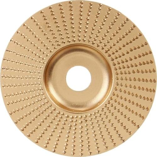100x16mm Carbide Wood Carving Disc Angle Grinder Shaping Disc Wood Grinding Wheel Rotary Disc Sanding Abrasive Disc Tools