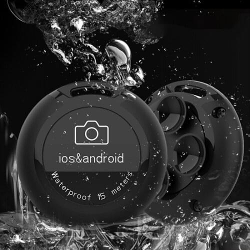 15M Depth Waterproof Bluetooth 3.0 Self-portrait Remote Control Button Diving Photography Camera Shutter For iPhone 11 Pro Max