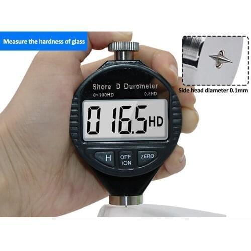 LCD Display 0-100HA Digital Durometer Shore A Hardness Tester Tire Plastic Rubber Test Tools