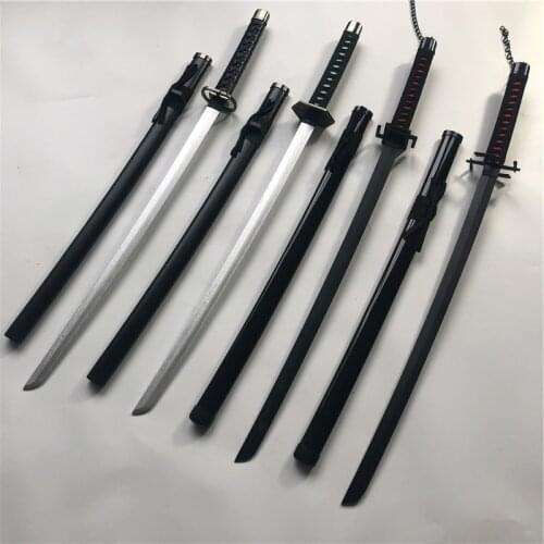 1:1 Bleach Aizen Sousuke Ichimaru Gin Kurosaki ichigo sword none moon Sword Role cosplay Bleach Wood Sword Weapon 100cm