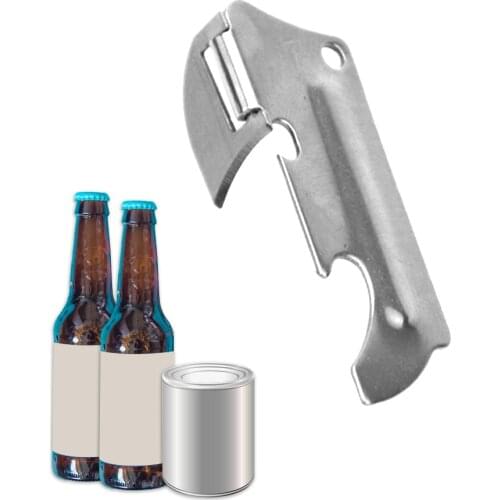 1PCS Mini Opener Beer Jar Bottle Stainless Steel Multi-function Can Opener Wine Cocktail Home Cooking Kitchen Bar Accessories