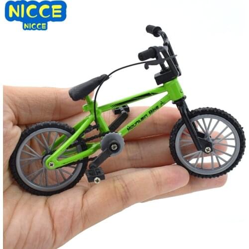 Nicce 1PCS Finger bmx Bike Toys for Boys Mini Bike With Brake Rope Functional Mountain Bicycle Model Toys for Children Gift