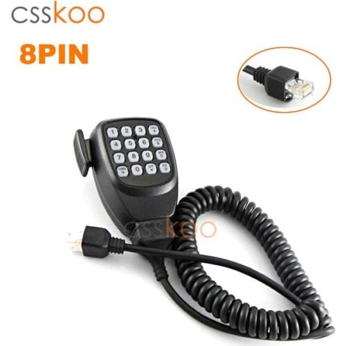 10PCS KMC-32 8 Pin RJ-45 Plug Speaker Mic Micphone For Kenwoood Radio TK-868G Walkie Talkie Ham Radio