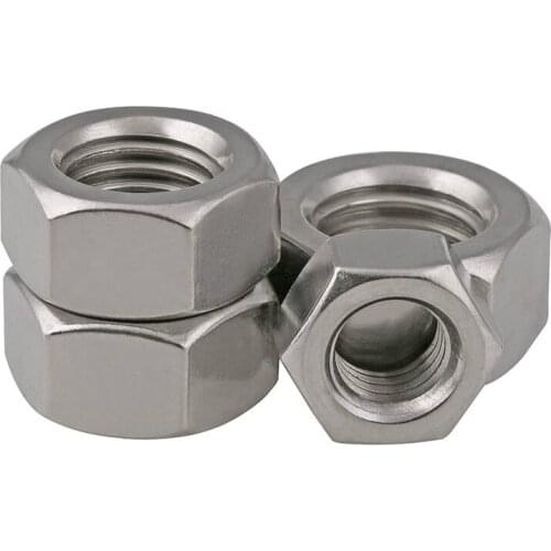 100Pcs DIN934 M1.6 M2 M2.5 M3 M4 Carbon Steel Hex Nut Hexagon Nuts Metric Thread Suit For Screws Bolts