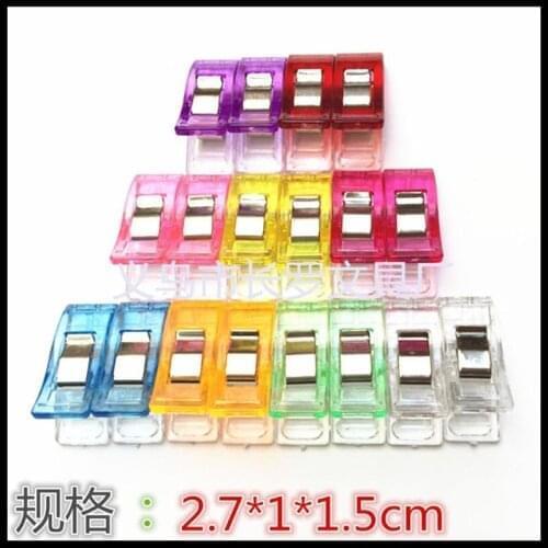 20Pcs/Lot Small Size 27mm Mini Plastic Clips For Photo Clips Clothespin Craft Decoration Clips Postcard Clips Home Decoration