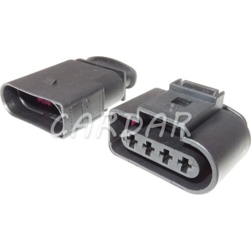 1 Set 4 Pin 1J0973724 1J0973724 3.5 Series Ignition Coil Plug Automotive Oxygen Sensor Socket Universal Connector For VW Audi