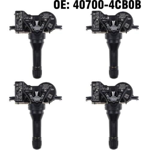 4 PCS Car TPMS Tire Pressure Monitor Sensor System 407004CB0B For Nissan Armada 2016 2017 2018 Micra Altima