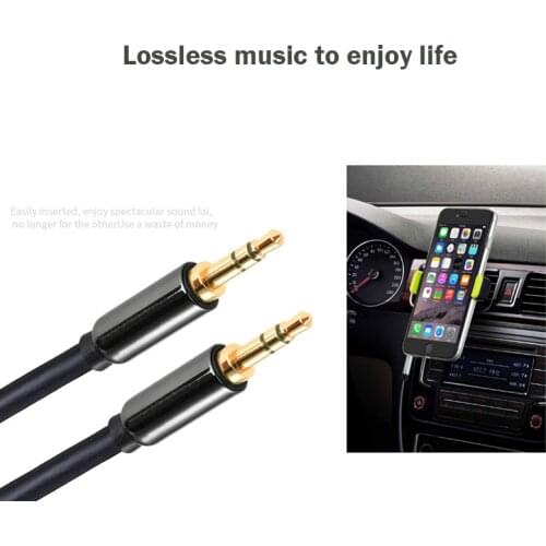 3.5mm Male to Male Audio Cable Jack 3 5 Aux Cable For iPhone Samsung Car MP3 / 4 Headphone Mobile Phone Speaker Aux Cord Wire