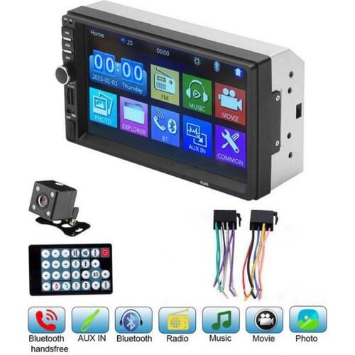 Car Multimedia Player Autoradio 7018B 7" Mp5 Multimedia Player Stereo Touch Screen Video Car Radio Audio Bluetooth Player