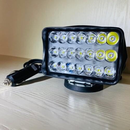 Strong magnetic work light 3 meter Plug&Play power cable Car Led headlight Rubber Magnet Auto led Spotlight Offroad Mini Led bar