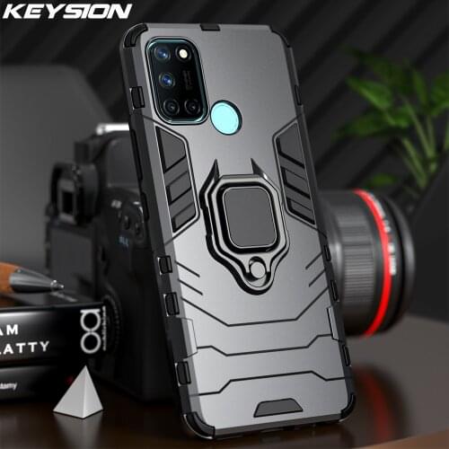 KEYSION Shockproof Case for Realme 7 7i 6 Pro V5 Q2 Pro C15 C12 C17 C11 C3 X7 X50 Phone Back Cover for OPPO F17 Pro A73 2020 A93