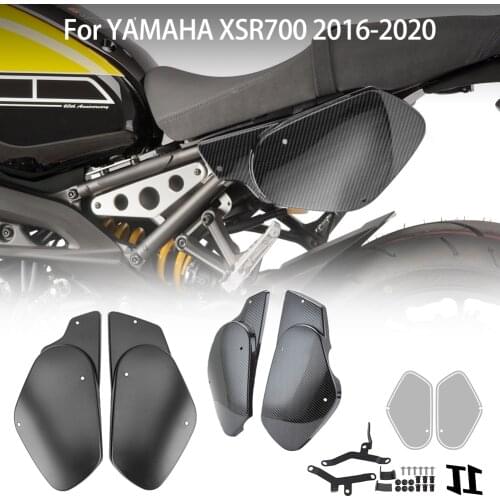 For Yamaha XSR700 Side Covers Frame Panel Seat Cowl Trim Fairing Carbon XSR700 2016 2017 2018 2019 2020 Motorcycle Accessories