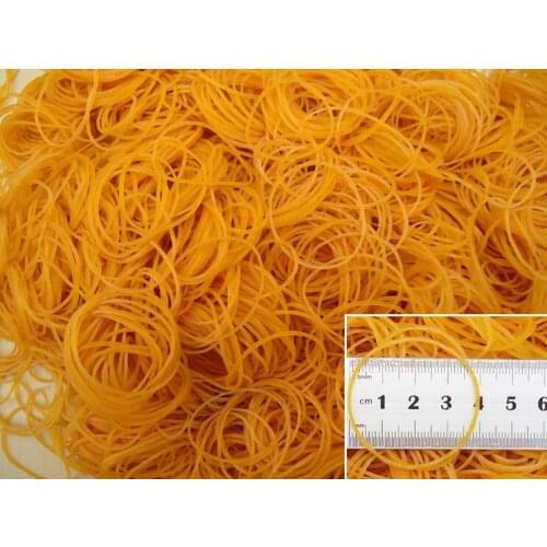 200 Pieces 38mm Diameter Elastic Rubber Band Office School Packaging Band Loop Office Stationery Holder Supplies