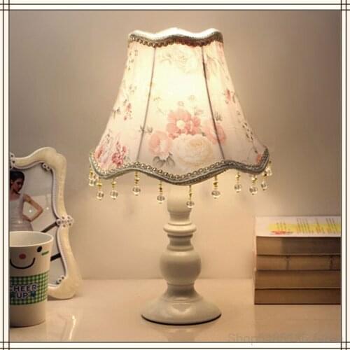 European Style Warm Bedroom Bedside Table Lamp Simple Fashion Creative Personality Living Room Study Office Decoration Lighting
